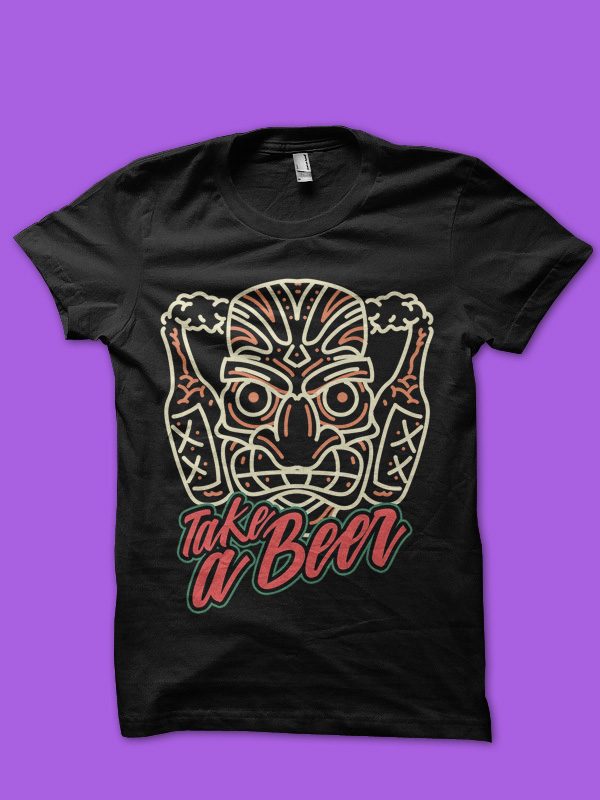 take a beer tshirt design t shirt design graphic