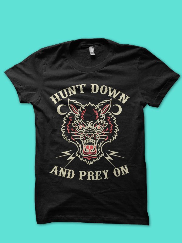 predator tshirt design t shirt designs for sale