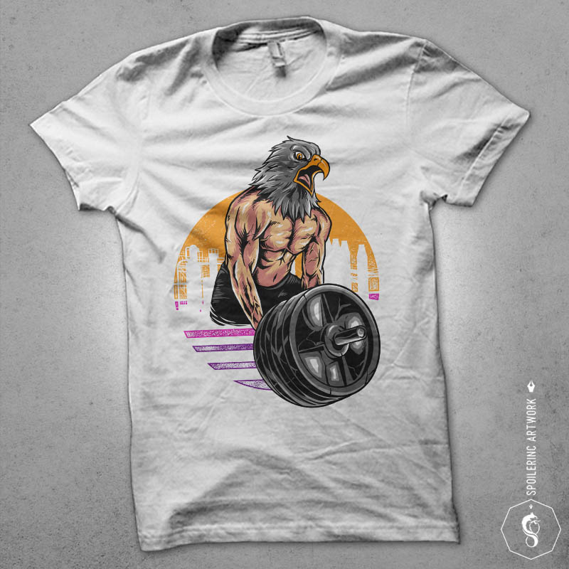 eagle gym Graphic t-shirt design t shirt design graphic
