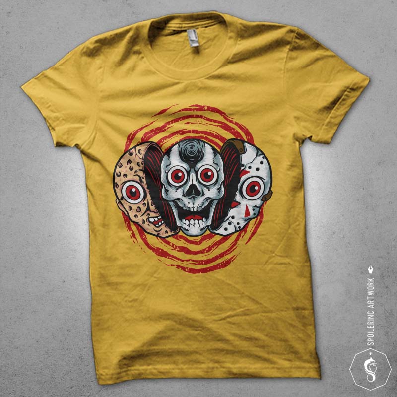 double killer Graphic t-shirt design t shirt designs for merch teespring and printful