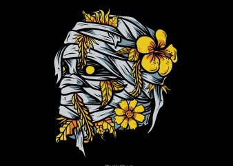 mummy in bloom t shirt design for sale