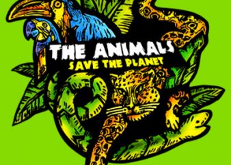 SAVE THE ANIMAL t-shirt design for sale