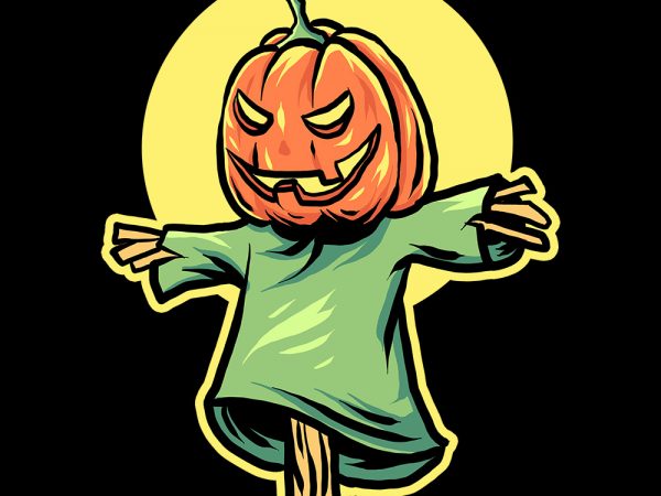 Vector scarecrow vector t-shirt design