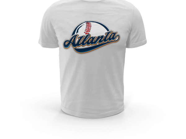 Atlanta baseball vector t shirt design artwork