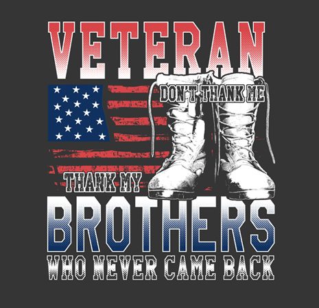 American veteran t shirt design