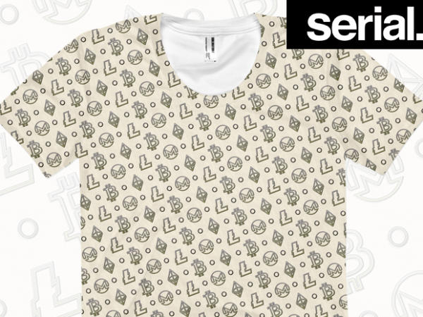 Ye olde coin all-over t-shirt design