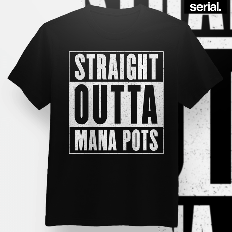 Outta Mana Pots T-Shirt Design vector shirt designs