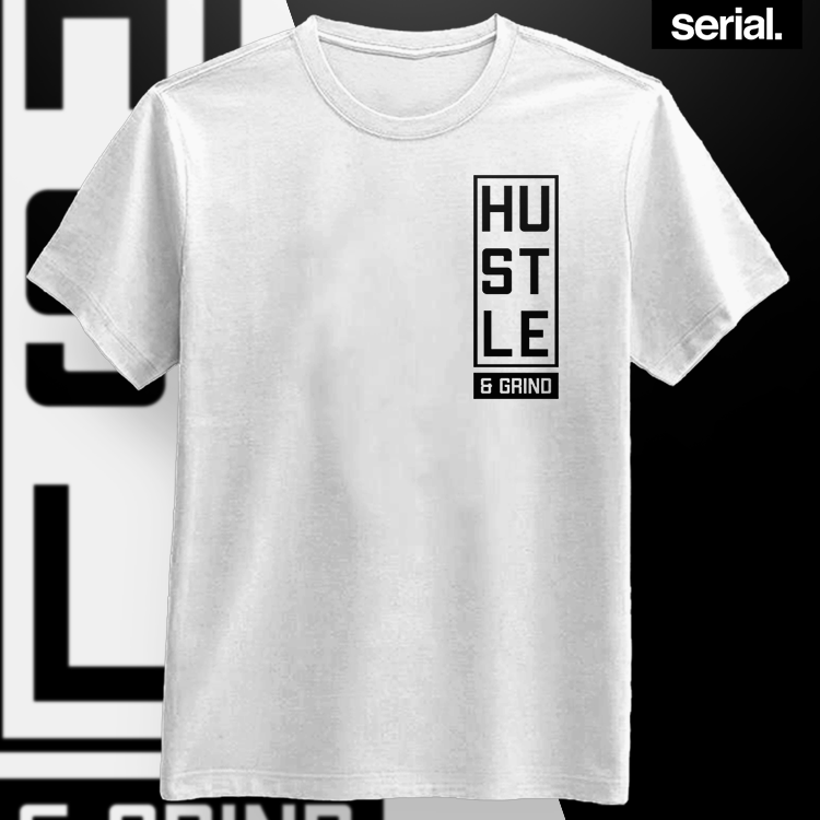⬛️ ʜᴜsᴛʟᴇ | ɢʀɪɴᴅ ⬛️ Hustle T-shirt Design t shirt design graphic