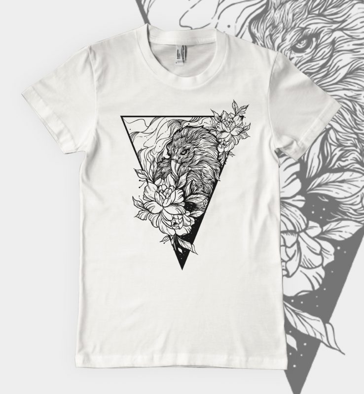 Romance eagle t-shirt design tshirt design for merch by amazon