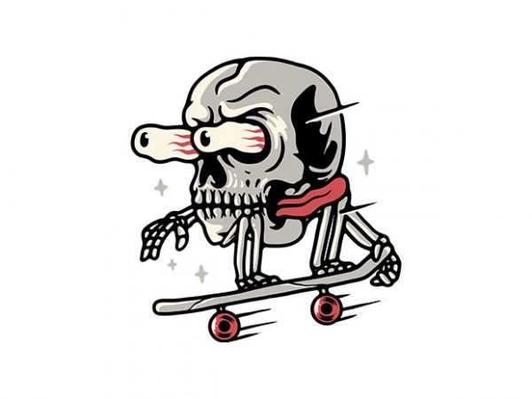 Skull Skateboarding buy t shirt design for commercial use Skull Skateboarding buy t shirt design for commercial use