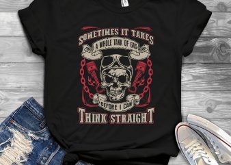 Funny Cool Skull Quote – 1013 print ready shirt design