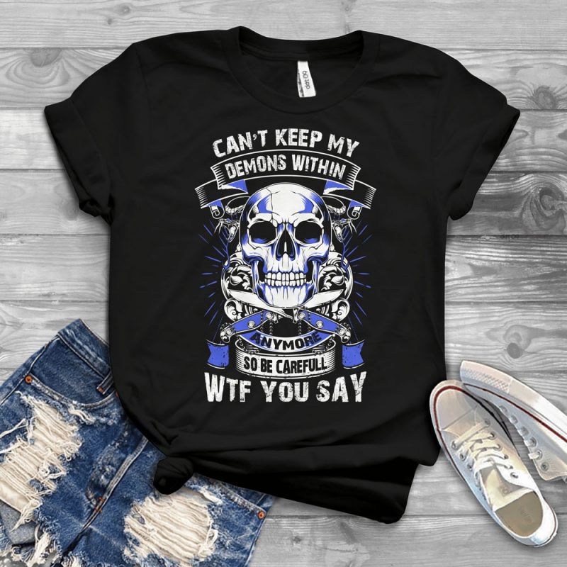 Funny Cool Skull Quote – 1568 buy t shirt design