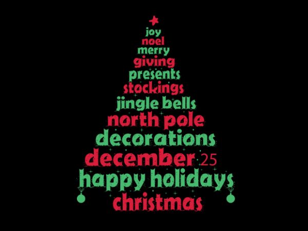 Christmas tee graphic t-shirt design Christmas tee graphic t-shirt design