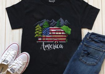 Camping America buy t shirt design artwork