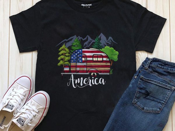 Camping america buy t shirt design artwork