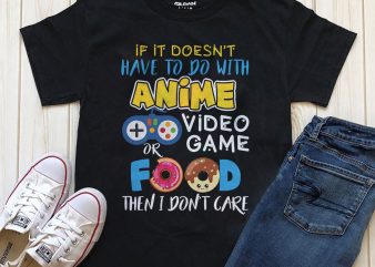 ANIME VIDEO GAME t shirt design for purchase