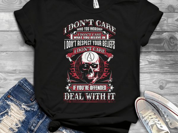 Funny cool skull quote – 1133 t shirt design png