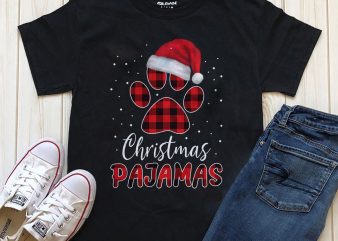 Christmas Pajamas PNG t-shirt designs graphic , Dog t-shirt design template