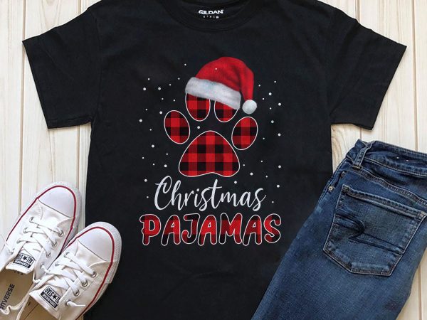 Christmas pajamas png t-shirt designs graphic , dog t-shirt design template