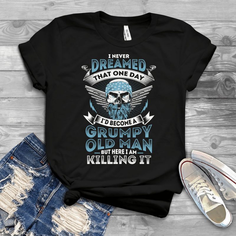 Funny Cool Skull Quote – T26 tshirt design for merch by amazon