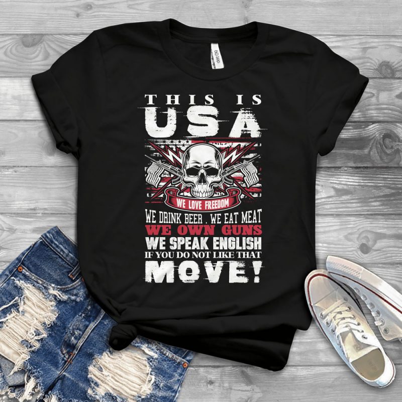 Funny Cool Skull Quote – U163 t shirt designs for printful