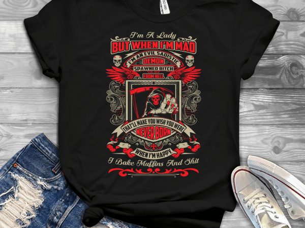 Funny cool skull quote – t263 tshirt design vector
