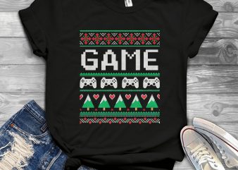 Gamer ugly sweater buy t shirt design artwork