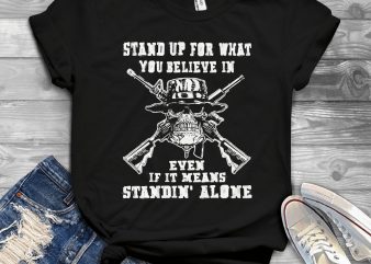 Funny Cool Skull Quote – 1154b t shirt design for sale