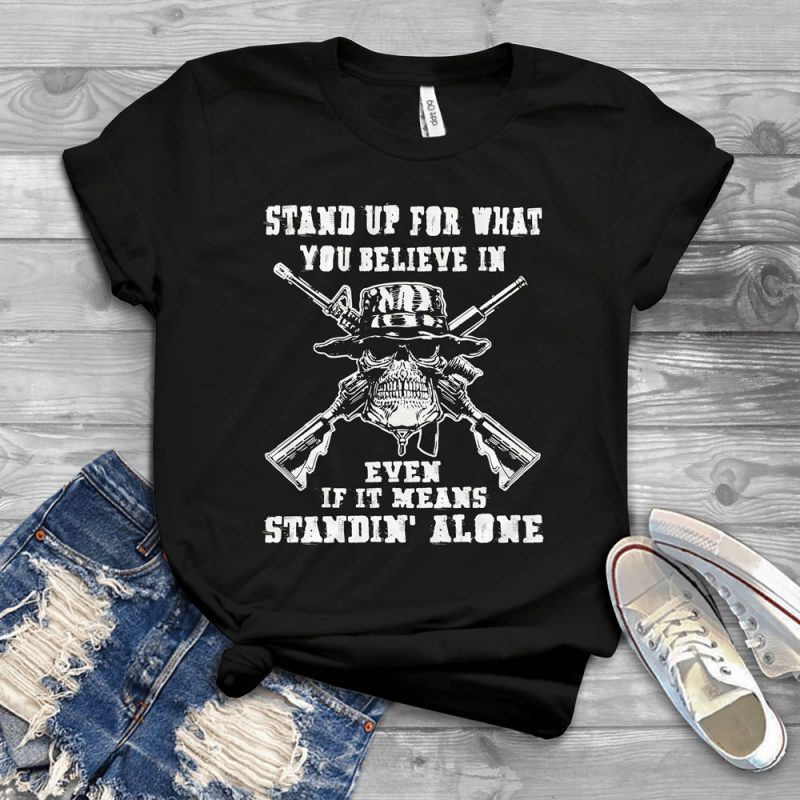 Funny Cool Skull Quote – 1154b t shirt designs for printify