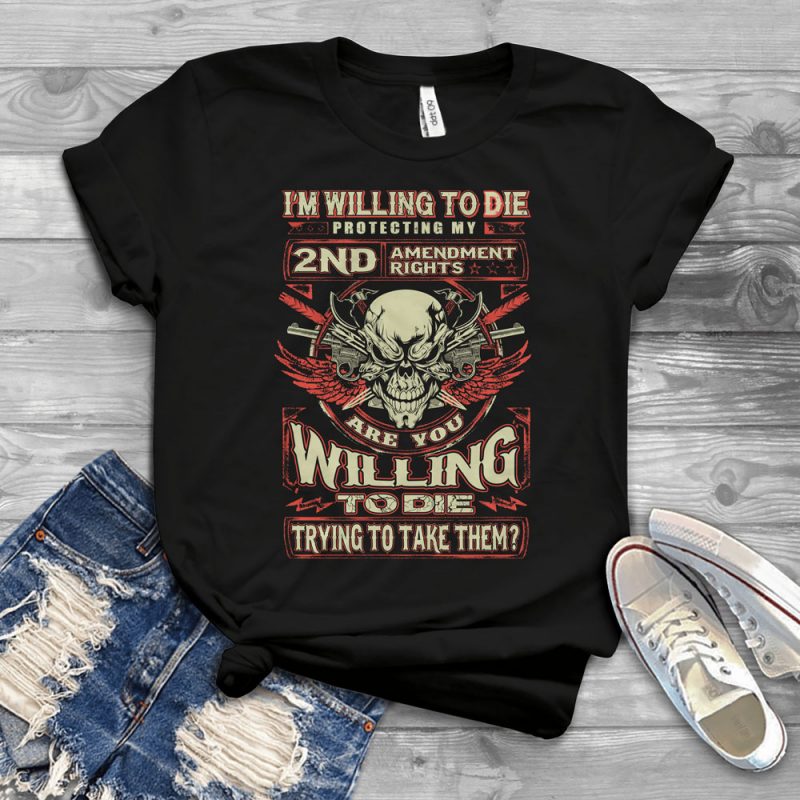 Funny Cool Skull Quote – U253 t shirt designs for printful