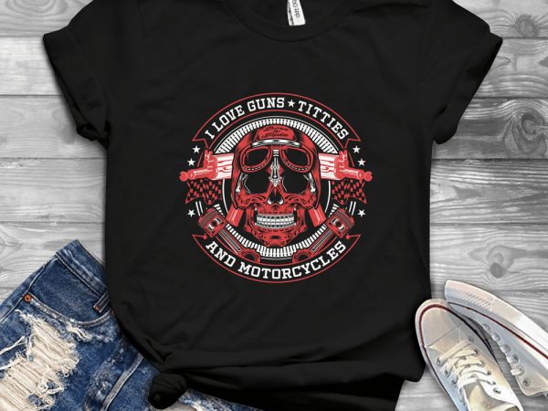 Funny cool skull quote – t379 t shirt design for sale