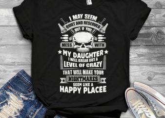 Funny Cool Skull Quote – U339 design for t shirt