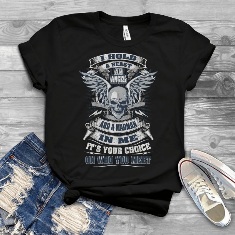 Funny Cool Skull Quote – U584 t shirt designs for merch teespring and printful