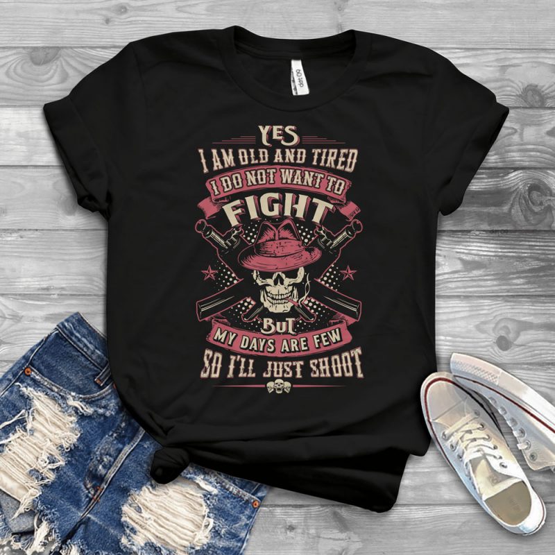 Funny Cool Skull Quote – 1170 vector shirt designs