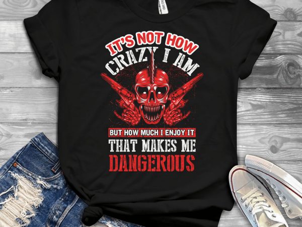 Funny cool skull quote – 1552 vector t-shirt design