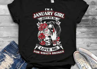 Birthday Zodiac Editable Design – T755_JannuaryGirl