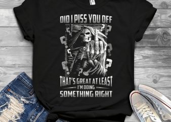Funny Cool Skull Quote – 1103 t-shirt design png