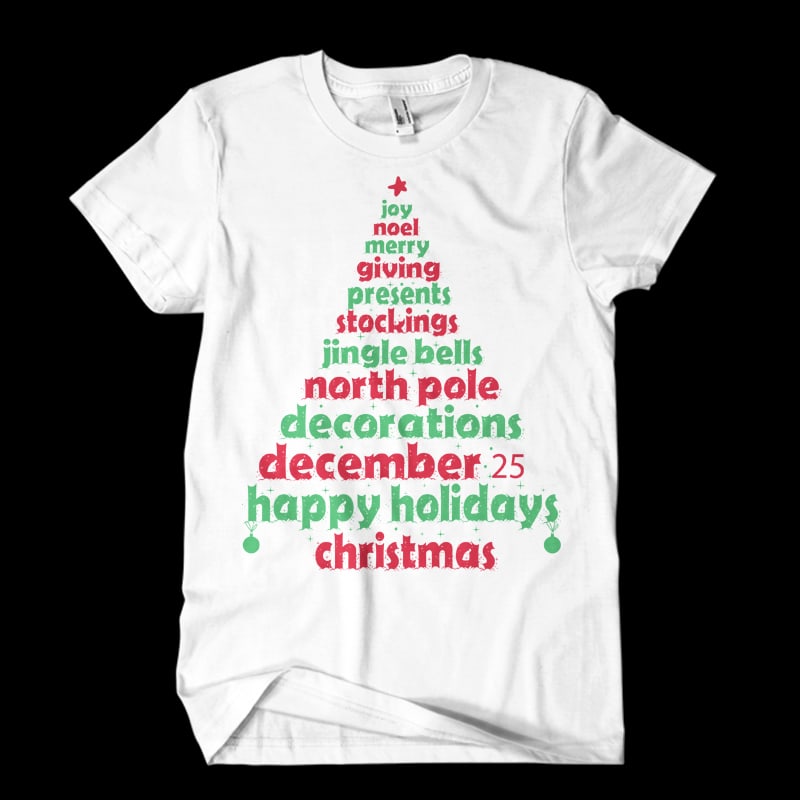 Christmas tee tshirt design for sale