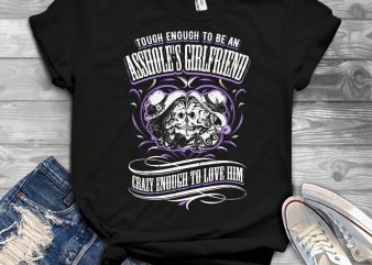 Funny Cool Skull Quote – T805_GF_Violet t shirt design for purchase