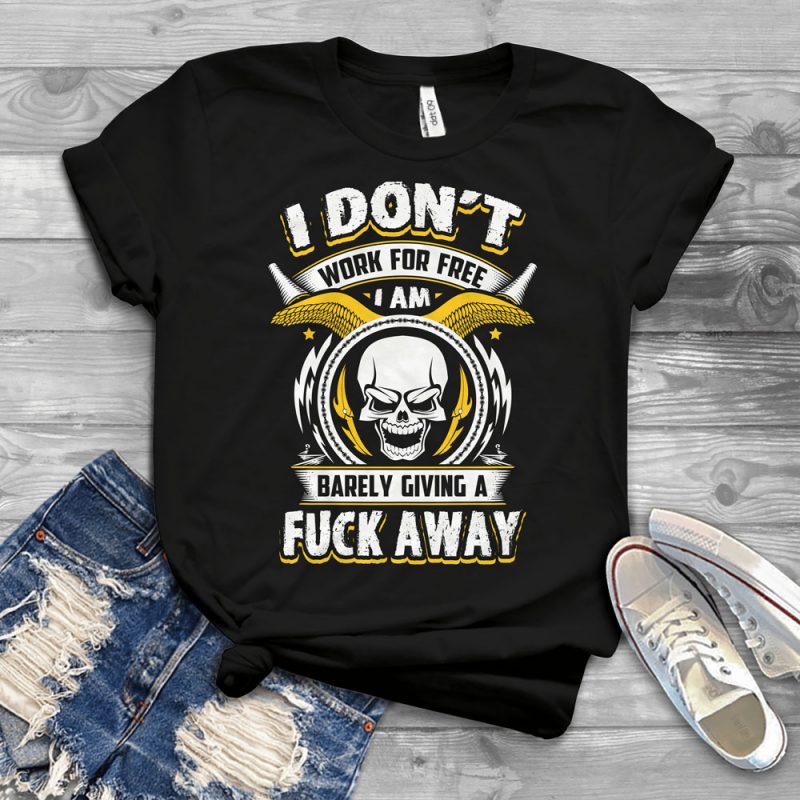 Funny Cool Skull Quote – T831 t shirt designs for printful
