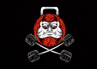 daruma gym Graphic t-shirt design