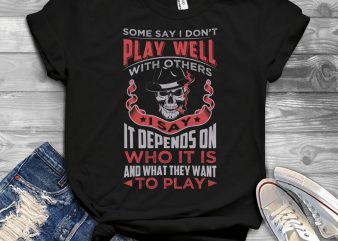 Funny Cool Skull Quote – 1290 vector t shirt design artwork