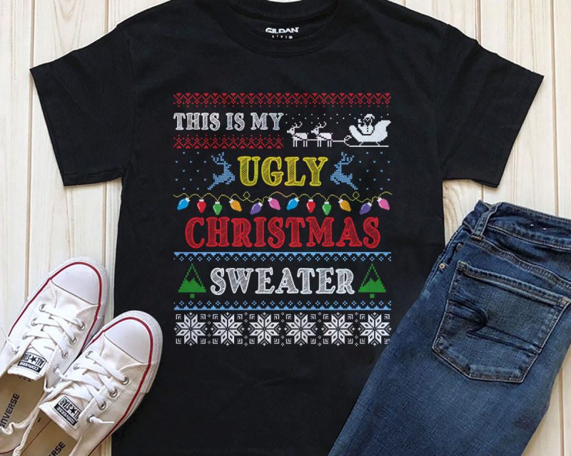 BIG BUNDLE CHRISTMAS PART 1- 420 DESIGNS – 95% OFF – WIN THE SEASON NOW! t shirt designs for printful