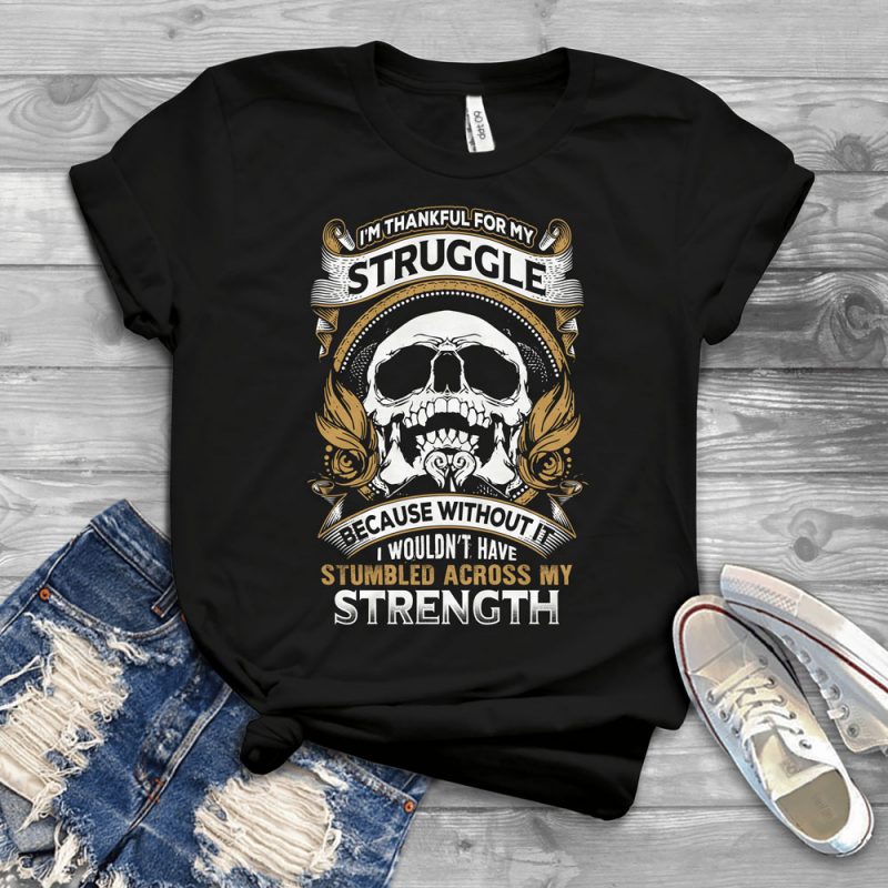 Funny Cool Skull Quote – 1061 t shirt designs for print on demand