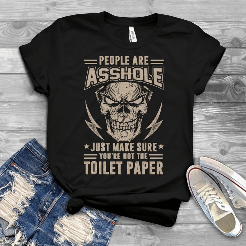 Funny Cool Skull Quote – 1616 tshirt-factory.com