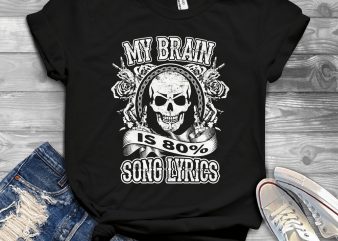 Funny Cool Skull Quote – 1617_White vector shirt design