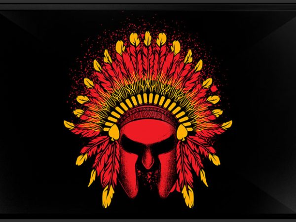 American warrior t shirt design for purchase