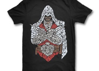 Assassins buy t shirt design for commercial use