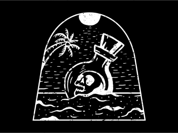 Beach to death t shirt design for purchase