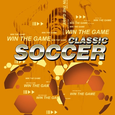 Classic soccer t-shirt design for commercial use